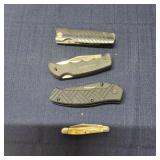 Mc - Lot of 4 Folding Pocket Knives - Ke Collectio