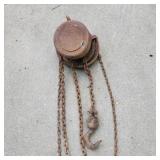 YD - Yale & Towne Spur Geared Block Chai Vintage Y