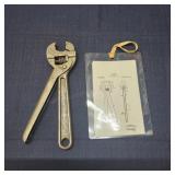 H2 - Universal Wrench Co. 8" Adjustable Antique 8-