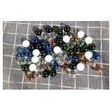 Mc - Collection of Glass Marbles - Assor Assorted
