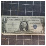 LB - 1957-A Silver Certificate One Dolla Series 19