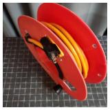 H1 - 25ftExtension Cord Reel with Yellow Plastic e
