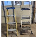 T3 - Werner 4-Foot Fiberglass Step Ladde Pair of s