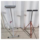 T3 - Pair of Adjustable Roller Stands fo Two adjus