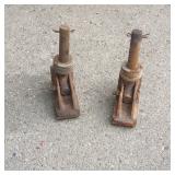 Pair of Snow Plow Skid Shoes Pair of snow plow ski