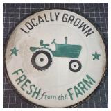 S2 - Locally Grown Fresh From Farm 18" T Decorativ