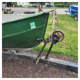 Yd - Aluminum Rowboat with Oars on Trail Riveted a