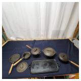 Cast Iron Cookware Set with Dutch Ovens Collection
