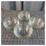 M4 - 12-Piece Clear Glass Bowl Set, 6 In Set of 12