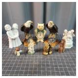 Decorative Figurine Collection with Eagl Collectio