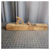 Wooden Jack Plane with Carved Handle Traditional w
