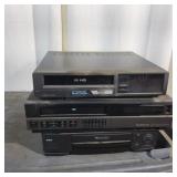 M3 - Lot of 3 Vintage VHS VCR Players - Collection