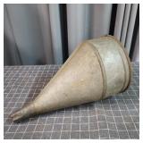 S2 - Galvanized Metal Funnel with Screen Large gal