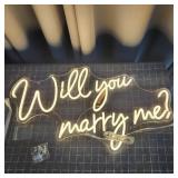 C1 - LED Neon 'Will You Marry Me?' Propo LED neon-