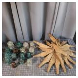 F3 - Lot of 16 Antique Glass Insulators Collection
