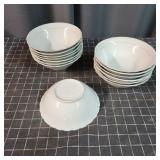 N3 - 14 Matching 7-Inch Serving Bowls Complete set
