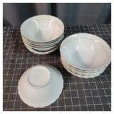 N3 - 14-Piece 7-Inch Bowls 14 matching 7-inch bowl