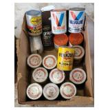 Linden, MI - - Vintage Oil Cans with Oil Collectio