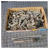 T2 - Large Lot of Sockets with Ratchet a Collectio
