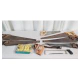 T2 - Collection of Hand Saws with Ridgel Assortmen