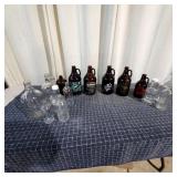 L4 - Variety of  Glass Bottles with Loca A diverse