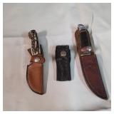 Mc - Fred Rohn Custom Knife with Stag Ha Fred Rohn