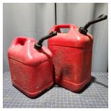 YD - Blitz USA Gas Cans 5-Gallon and 6-G Pair of B