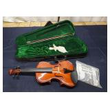 Warren A. May Handcrafted Violin with Ca Full-size