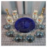 I3 - 16pc Glassware Lot - Carnival Glass Collectio