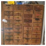 Linden, MI - - 2 Hardware Sorters with M Two woode