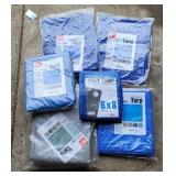 Linden, MI - - Assorted Poly Tarps - Var Collectio