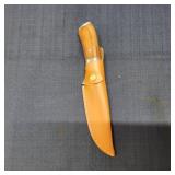 Mc - Fixed Blade Hunting Knife with Leat Fixed bla