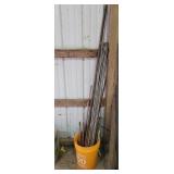 Linden, MI - - Bucket of Metal Rod - Sta Collectio