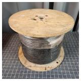 T5 - Spool of Coaxial Cable on Wooden Re Coaxial c