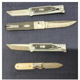 C3 - Collection of 4 Folding Pocket Kniv Lot of 4