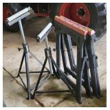 Linden, MI - - Material Roller Stands an Material