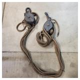 H1 - Block and Tackle Pulley Set with Ma Block and