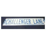 C1 - Challenger Lane Vintage Metal Stree Embossed