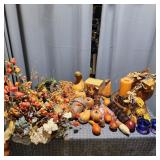 T1 - Fall & Autumn Decorations Lot with Large lot