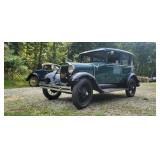 1929 Ford Model A Sedan with Suicide Doo 1929 Ford