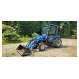 Lower Driveway - New Holland TC45D Compa New Holla