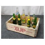 G2 - 7UP Wooden Crate with Assorted Soda Wooden 7U
