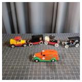 I2 - Five Die-Cast Advertising Truck Ban Collectio
