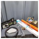 E1 - Home Lot: TV Mount, Shower Rod, Pic Mixed lot