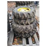 Yd - John Deere 6.00-12 Tractor Tires on Set of Jo