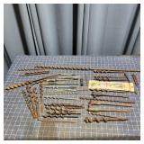 T2 - Large Lot of Auger Bits and Wood Bo Collectio