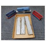 L6 - Pressed Steel Toy Train Set with Lo Pressed s