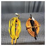 T5 - Two Heavy Duty Extension Cords with Pair of o