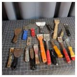 Flb - Lot of Assorted Paint Scrapers and Collectio