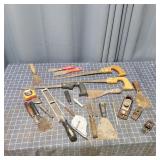 T2 - Assorted Hand Tools Lot with Saws, Assortment
